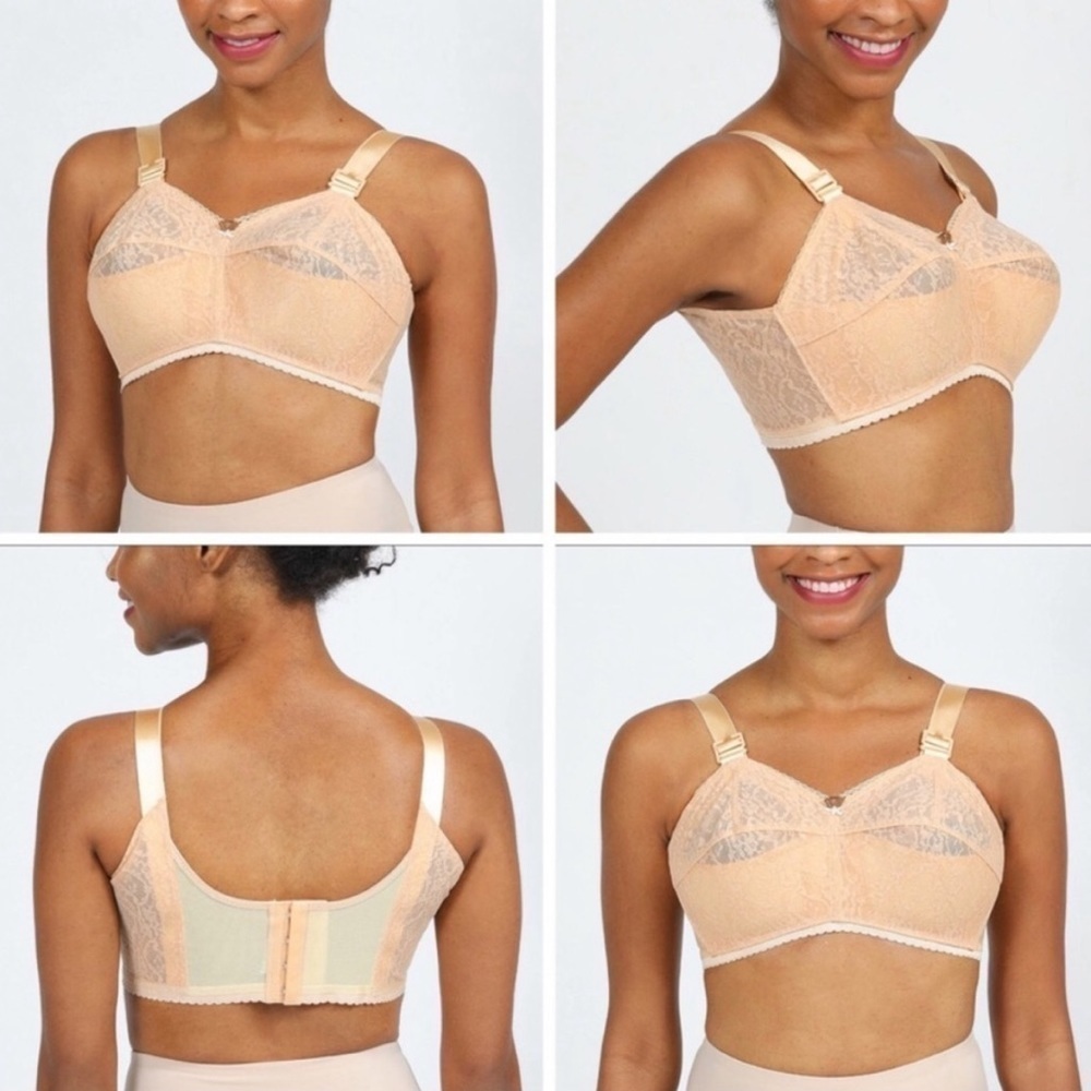 Ardyss Angel Bra Beige shaping lace wire free shapewear 32I new 30J 34HH 32G 28H